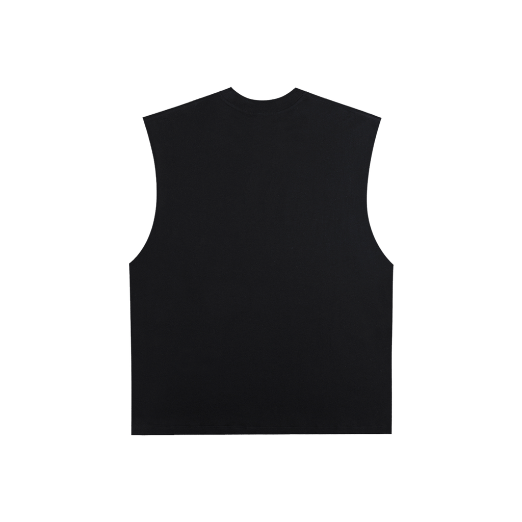 DRAYLO SUMMER COLLECTION Raw Edge Cotton Tank Top
