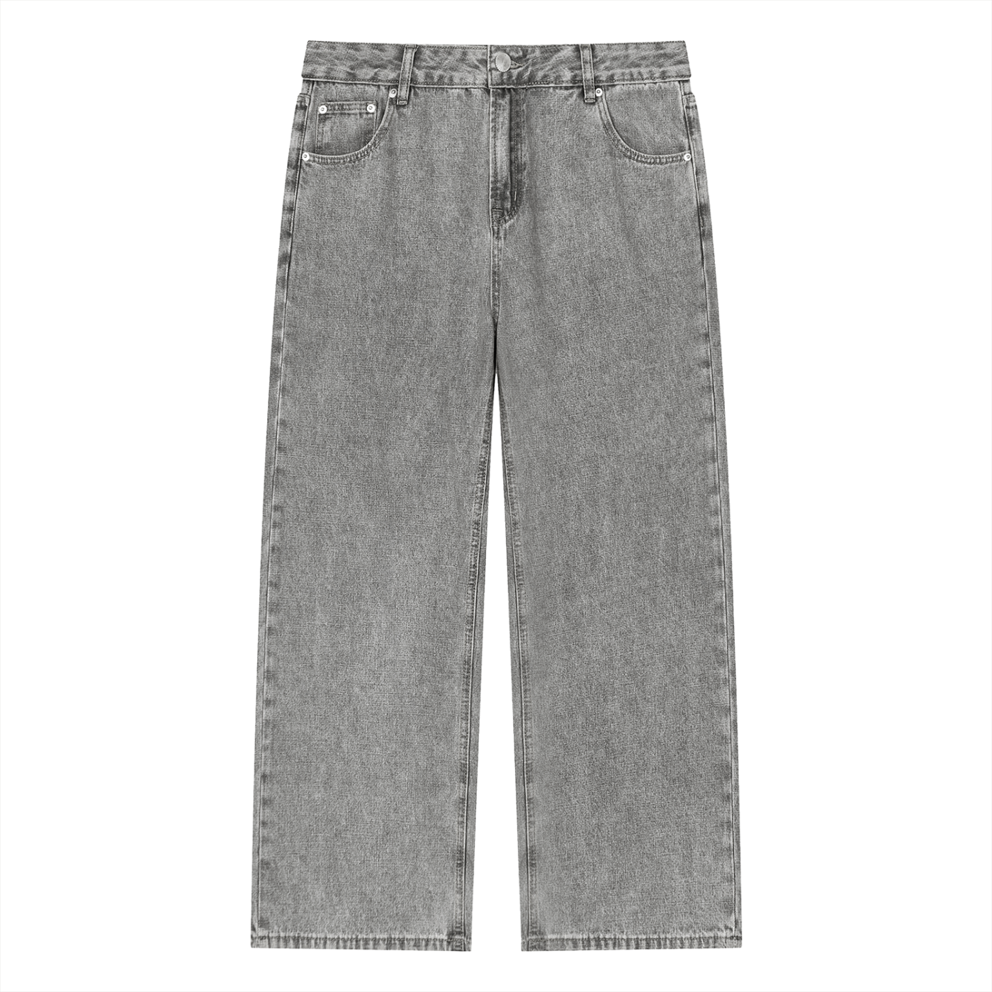 DRAYLO Unisex Vintage Wash Straight Leg Jeans
