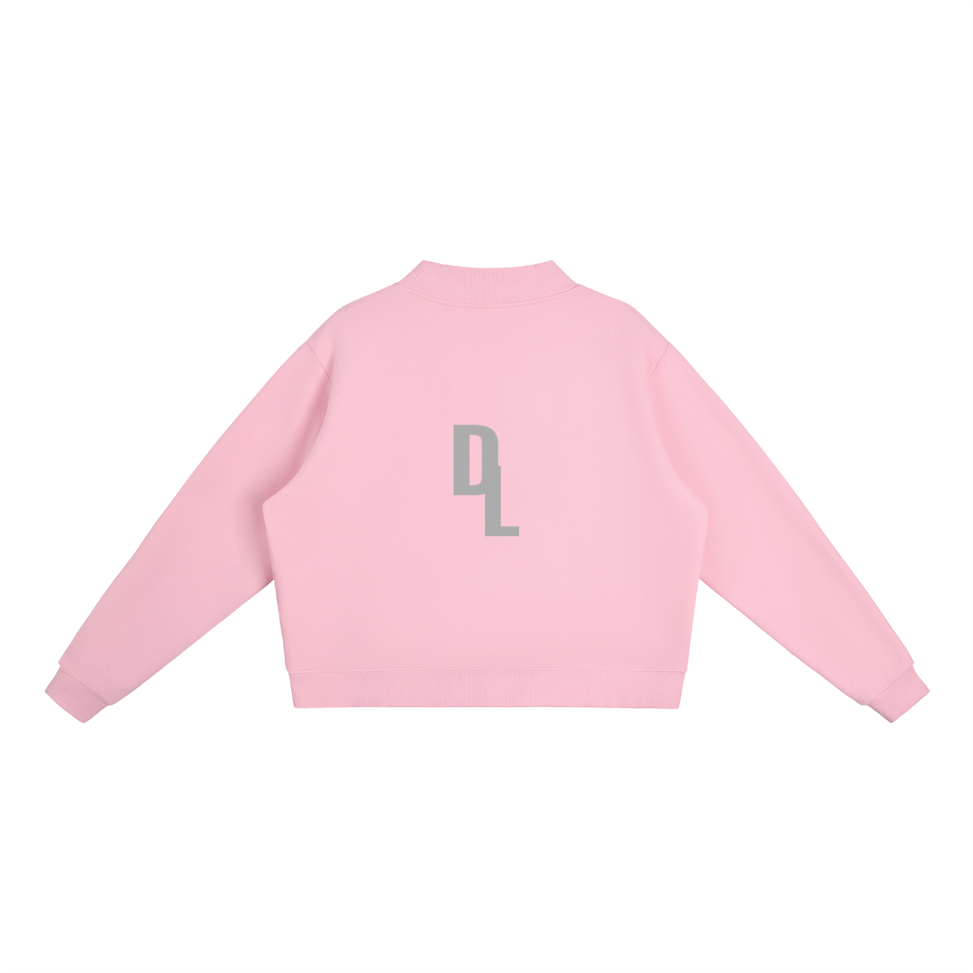DRAYLO Fleece Mock-Neck Crew Sweatshirt