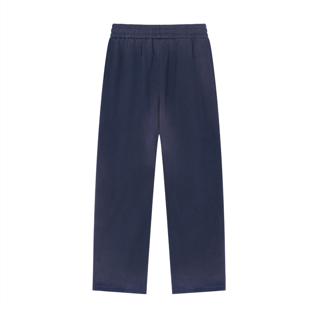 DRAYLO  Raw Edge Straight-Leg Sweatpants