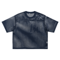 DRAYLO See-through Boxy Net T-Shirt