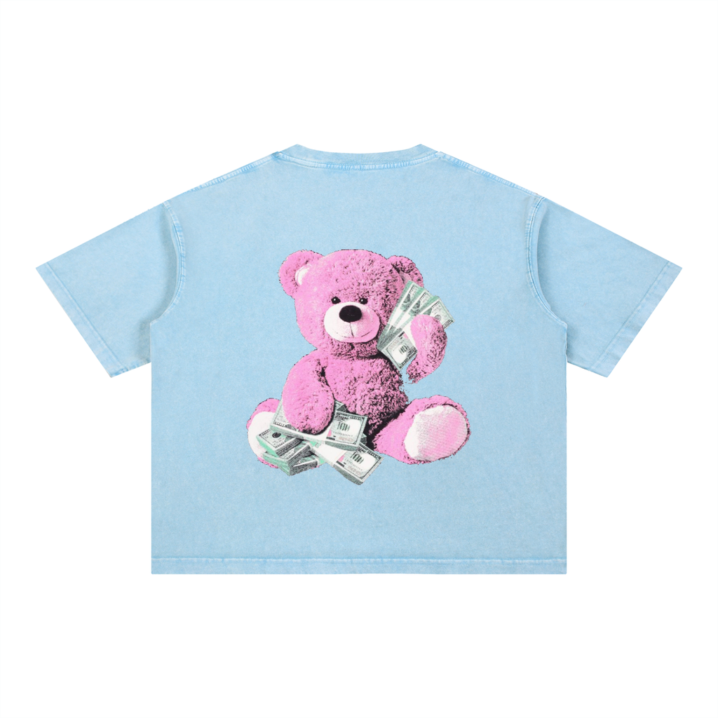 DRAYLO Mineral Wash Boxy Cotton T-Shirt