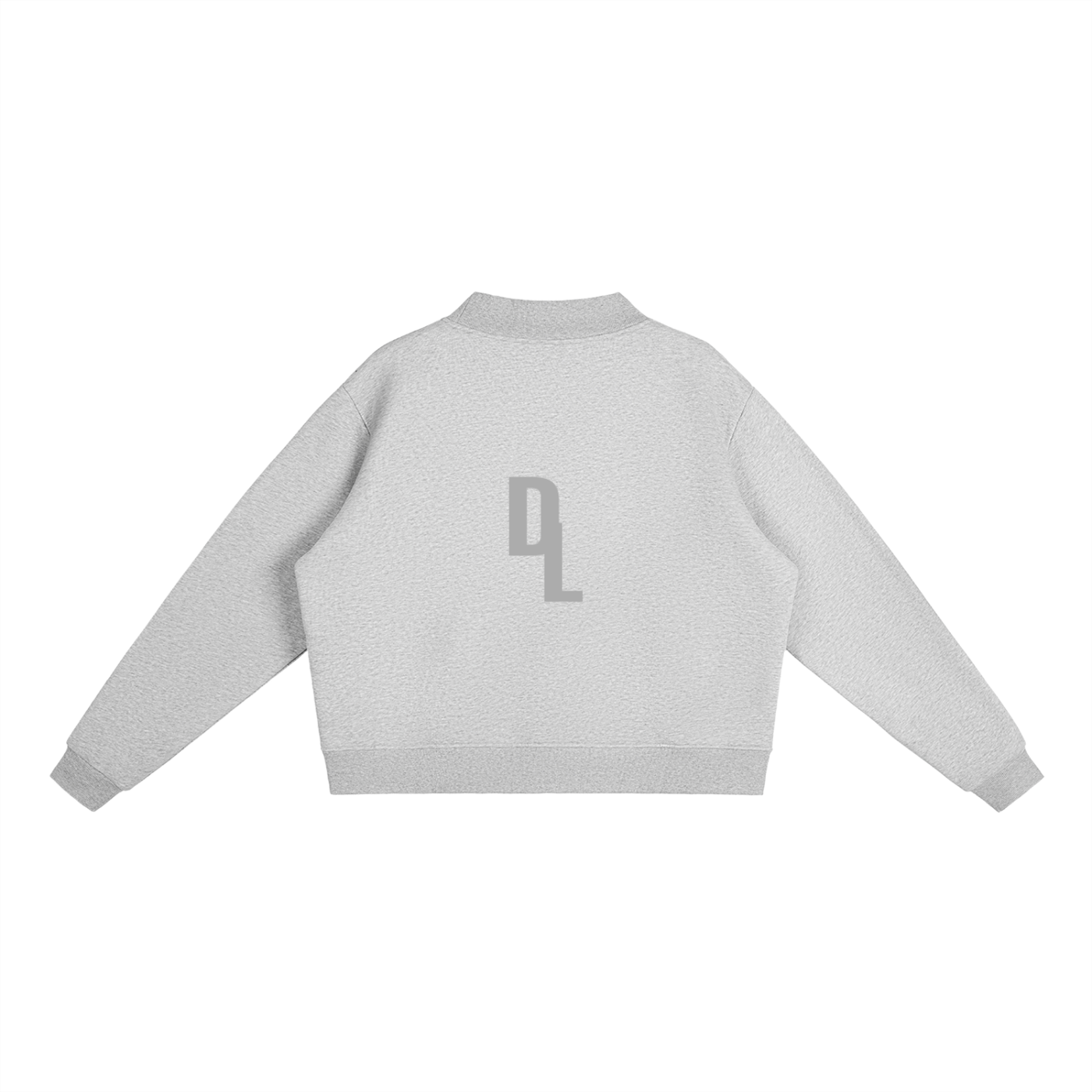 DRAYLO Fleece Mock-Neck Crew Sweatshirt