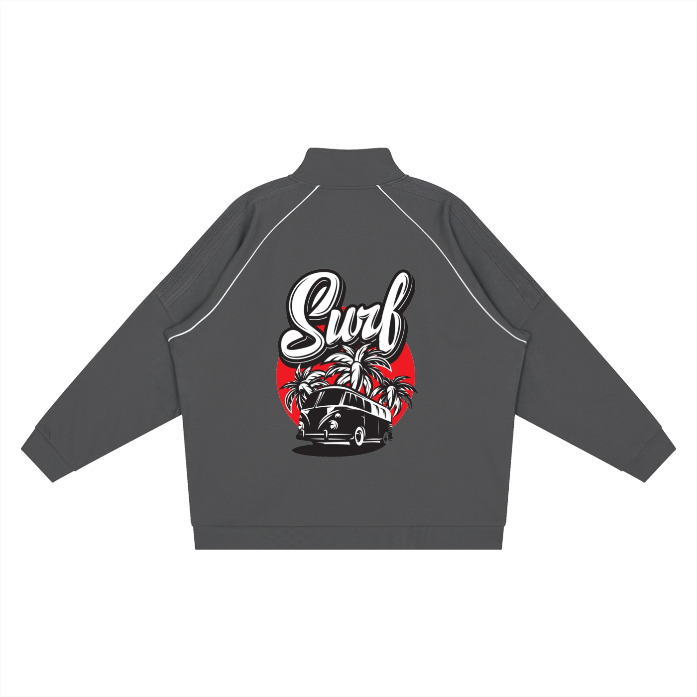 DRAYLO Striped Raglan Sleeve  Jacket