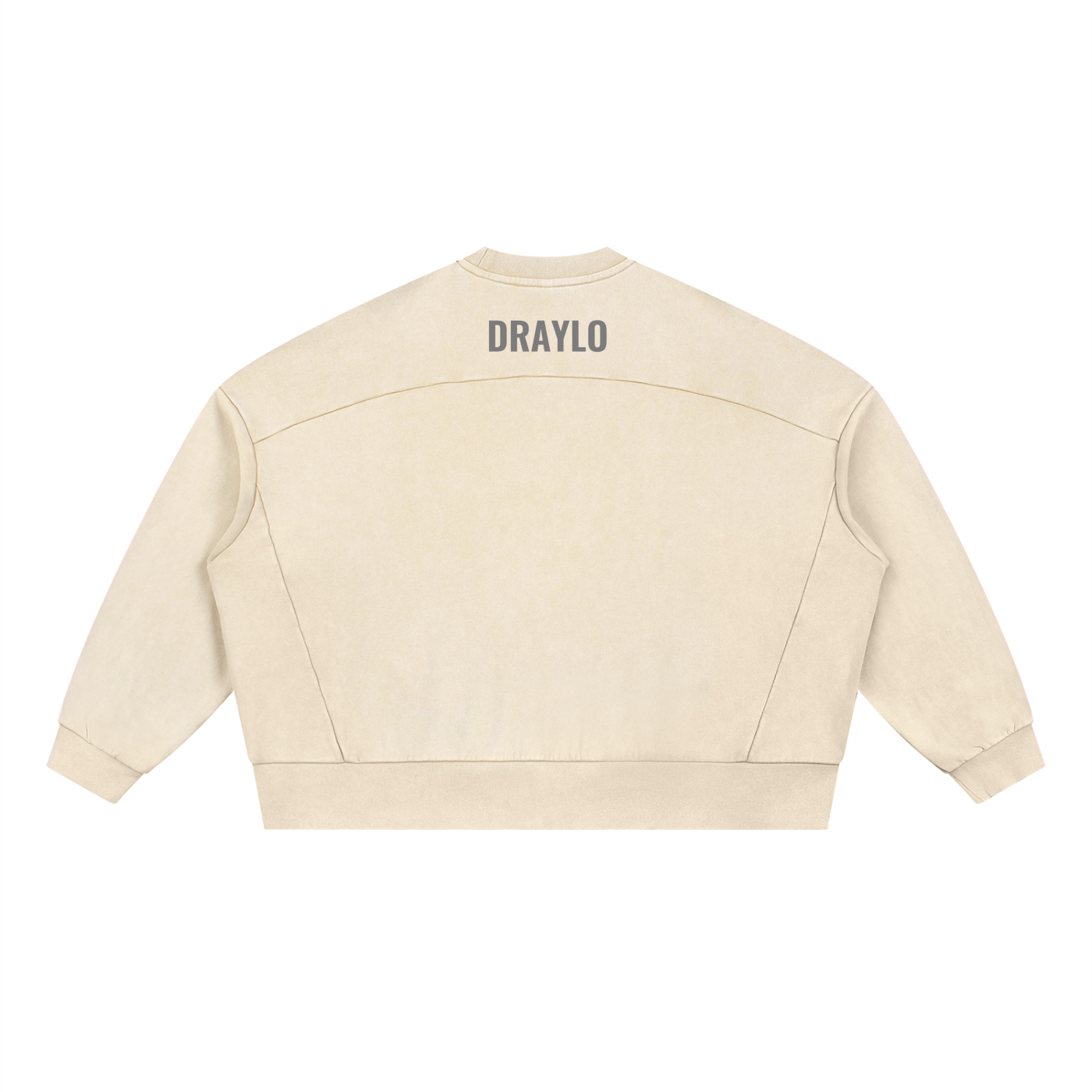 DRAYLO Unisex Mineral Wash Boxy Sweatshirt