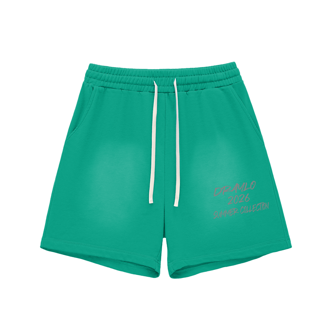 DRAYLO SUMMER COLLECTION Sun Fade Raw Edge Cotton Shorts