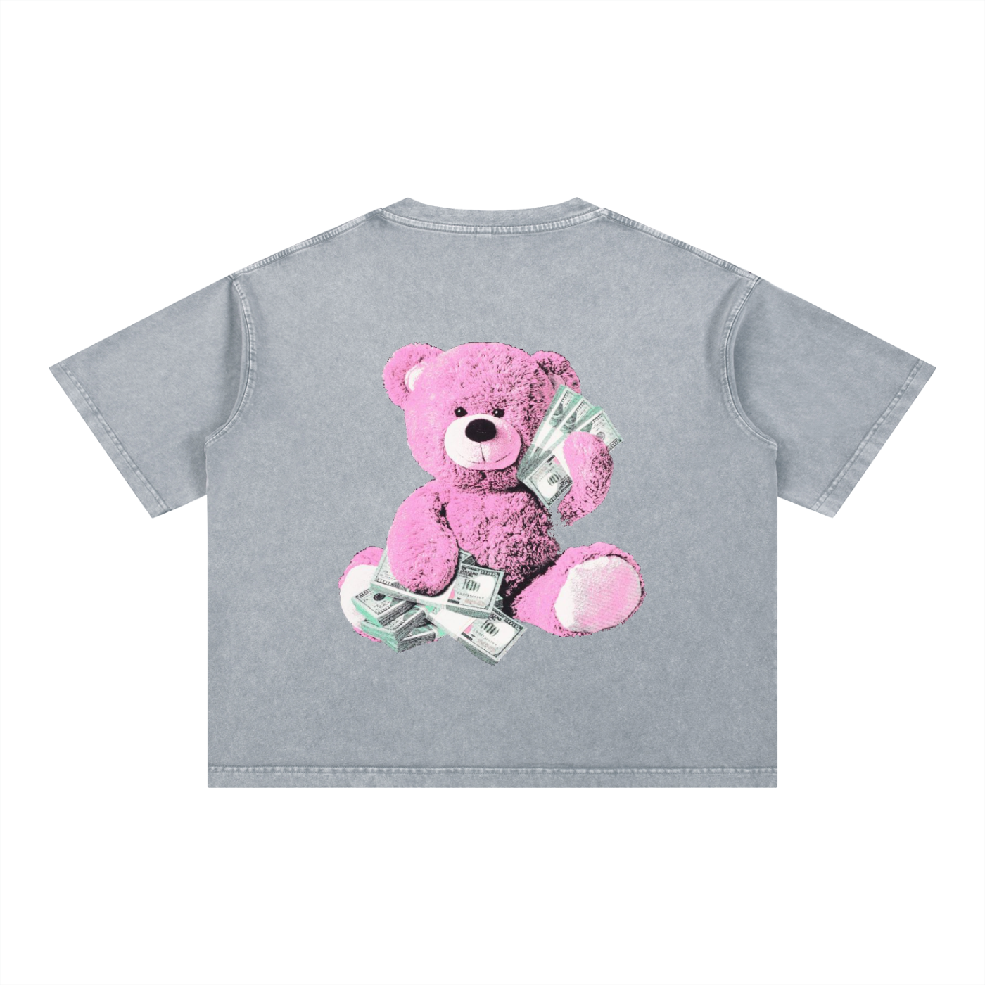 DRAYLO Mineral Wash Boxy Cotton T-Shirt