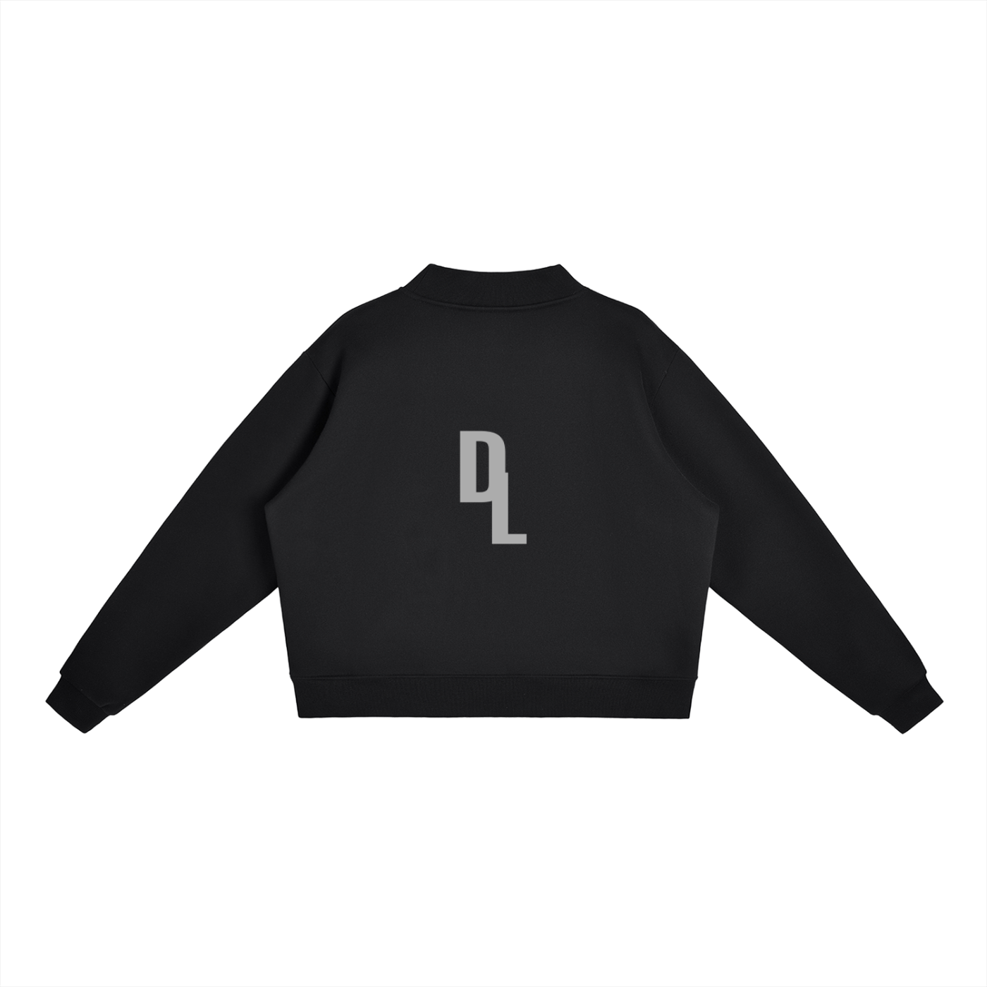 DRAYLO Fleece Mock-Neck Crew Sweatshirt