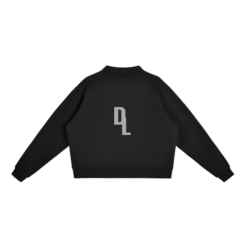 DRAYLO Fleece Mock-Neck Crew Sweatshirt