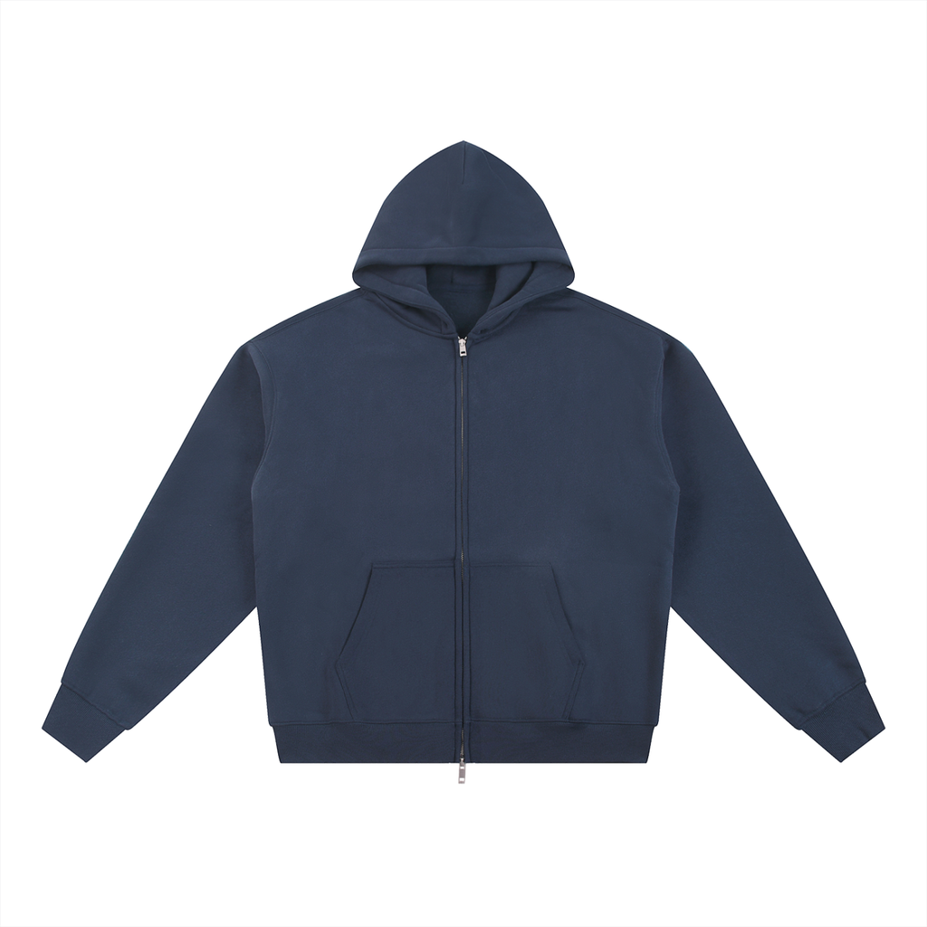 DRAYLO Fleece Zip-Through Hoodie