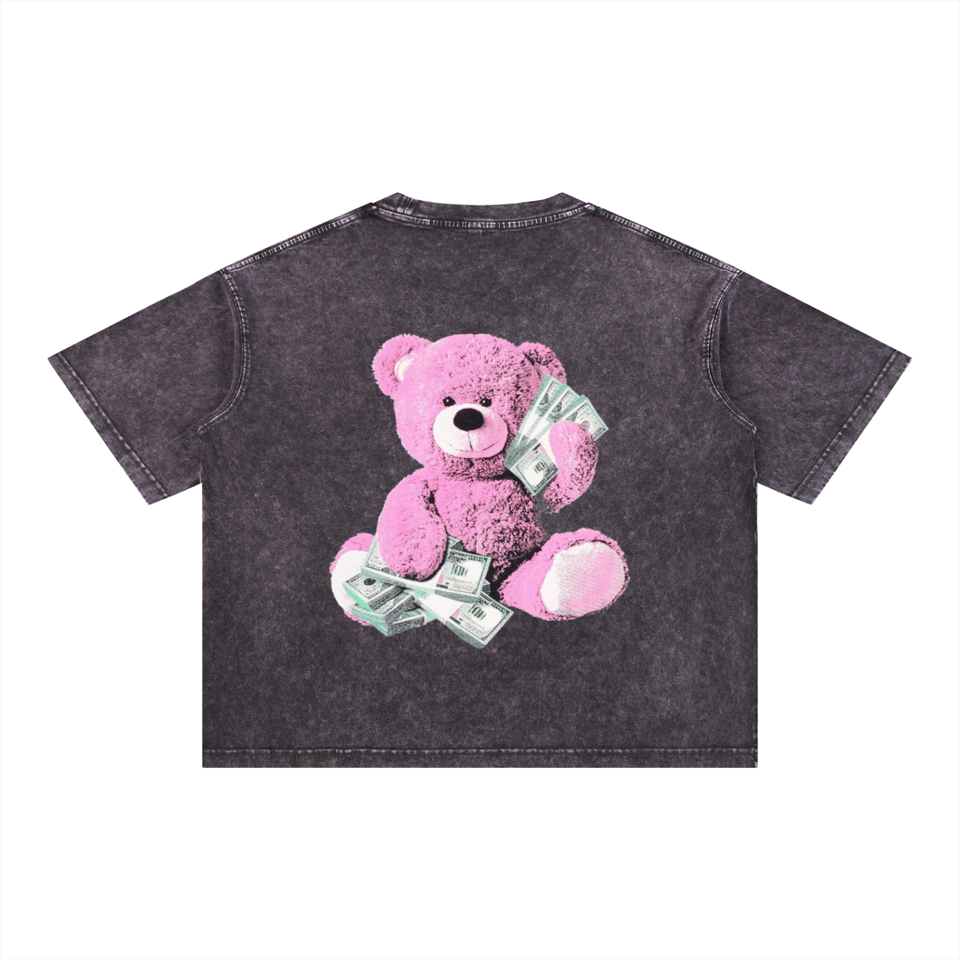 DRAYLO Mineral Wash Boxy Cotton T-Shirt