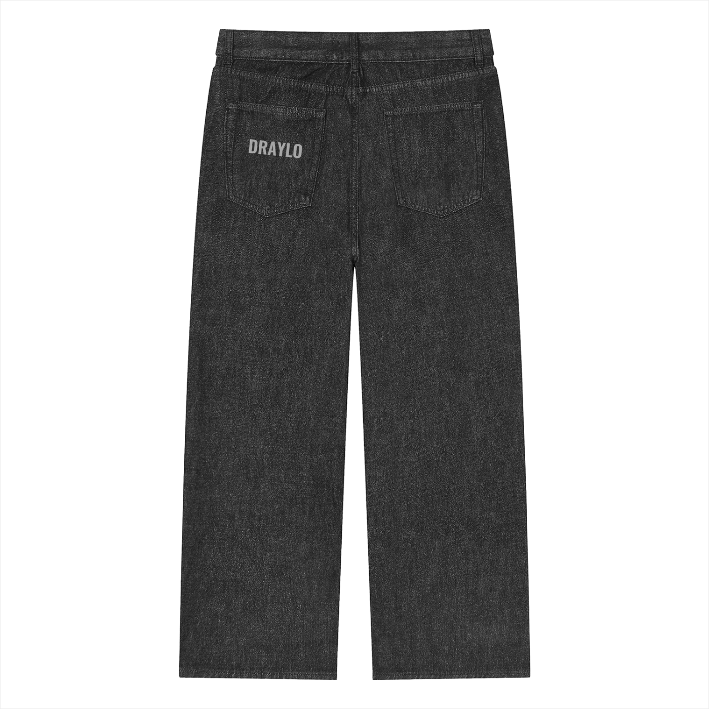 DRAYLO Unisex Vintage Wash Straight Leg Jeans