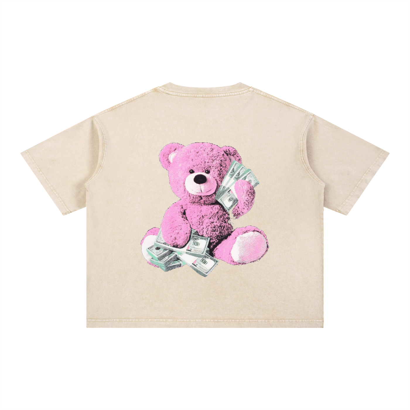 DRAYLO Mineral Wash Boxy Cotton T-Shirt