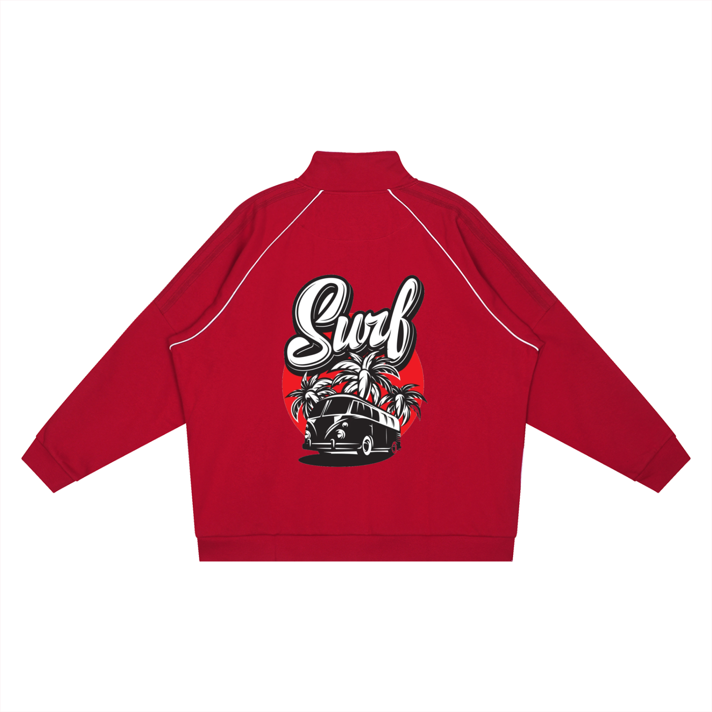 DRAYLO Striped Raglan Sleeve  Jacket