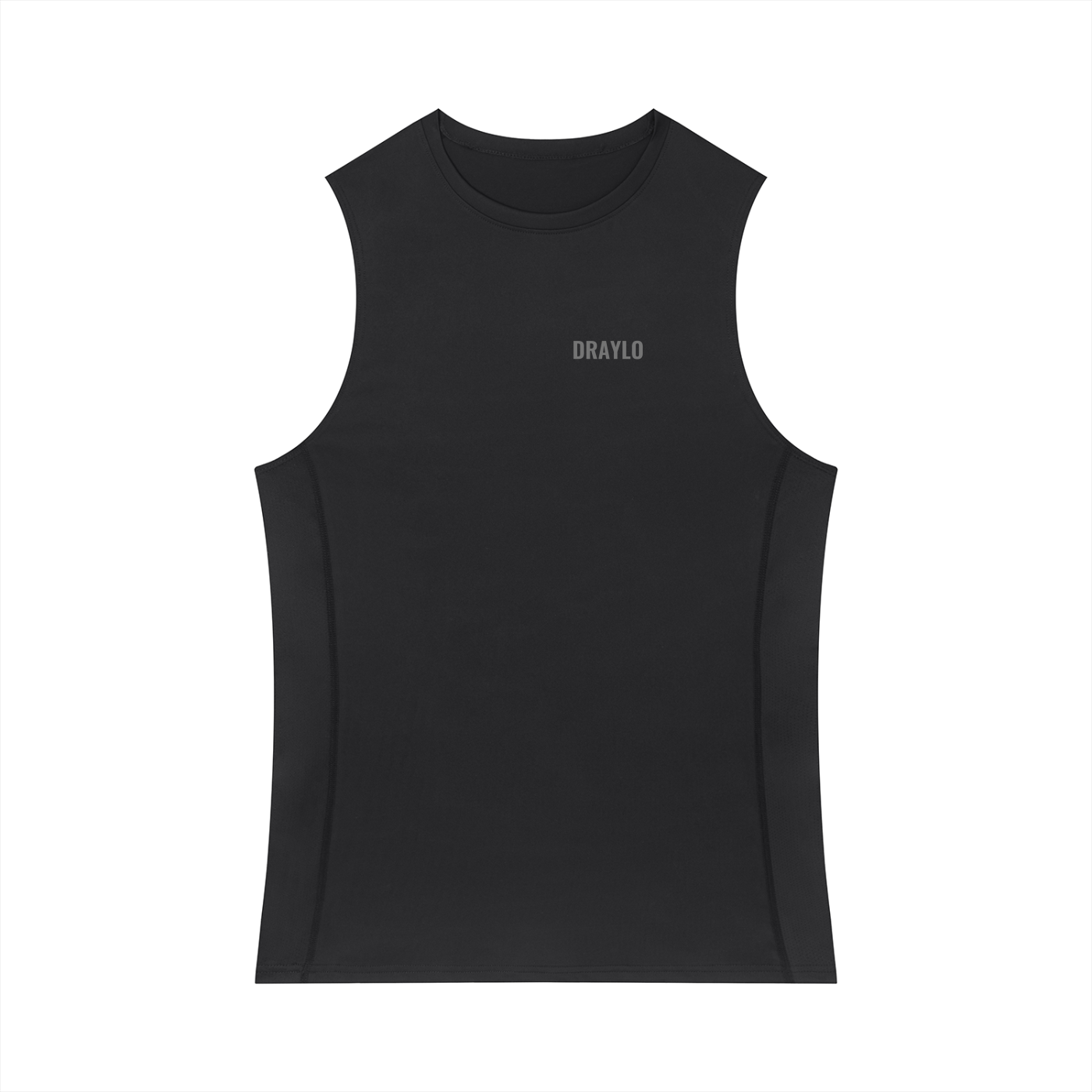DRAYLO Men's Slim-Fit Topstitch Tank Top