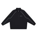 DRAYLO Striped Raglan Sleeve  Jacket