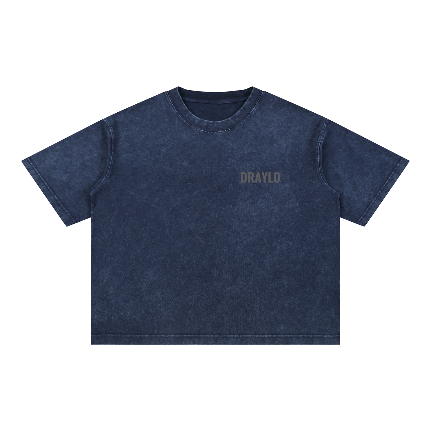 DRAYLO Mineral Wash Boxy Cotton T-Shirt