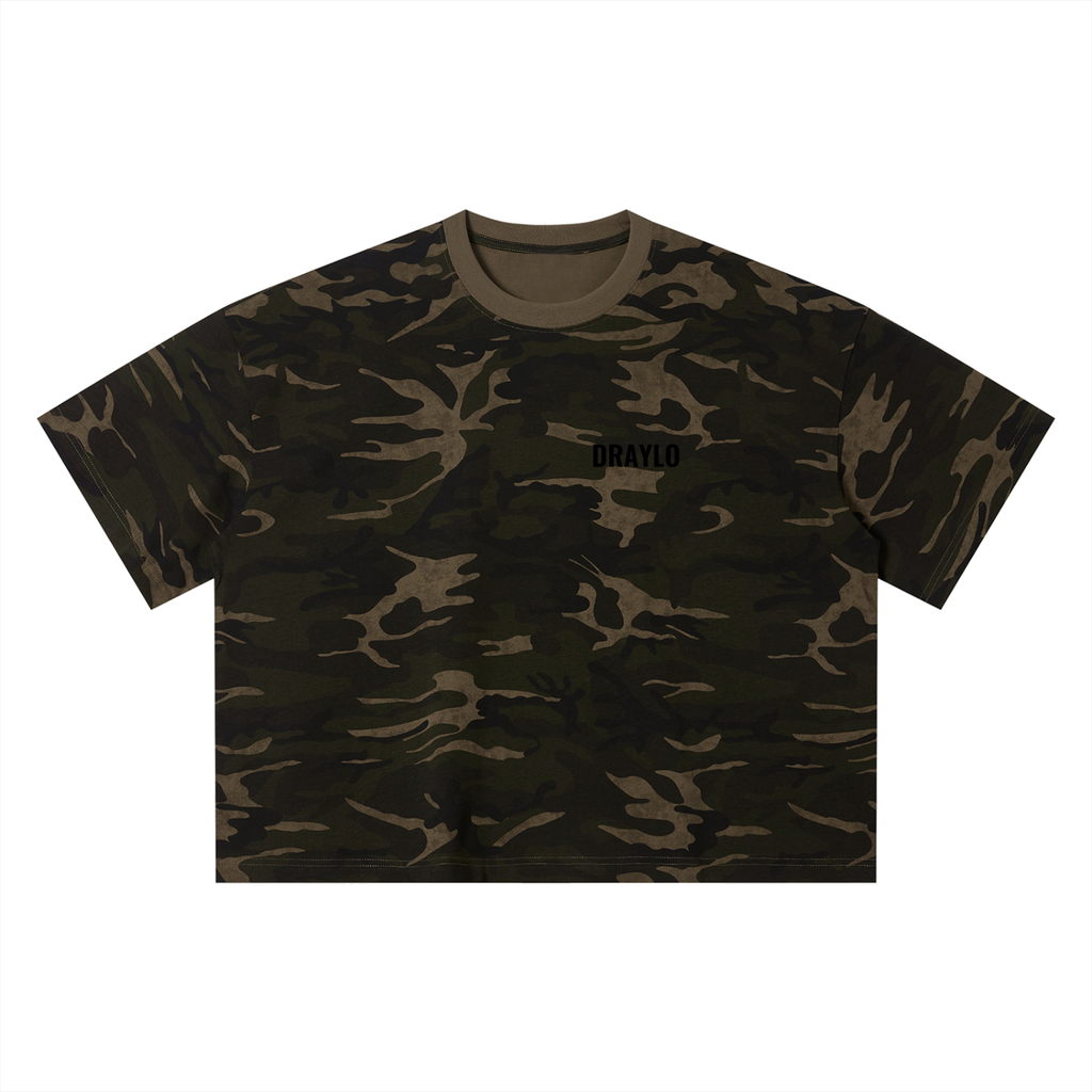 Unisex Camo Boxy T-Shirt