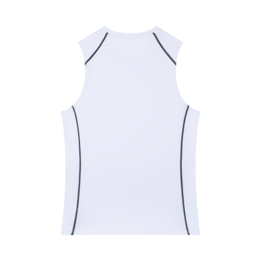 DRAYLO Men's Slim-Fit Topstitch Tank Top