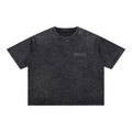 DRAYLO Mineral Wash Boxy Cotton T-Shirt