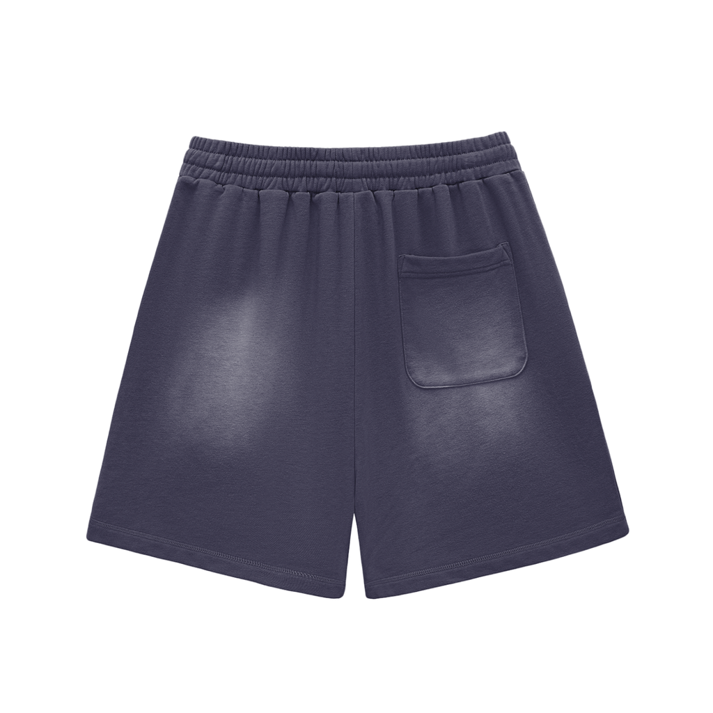 DRAYLO SUMMER COLLECTION Sun Fade Raw Edge Cotton Shorts