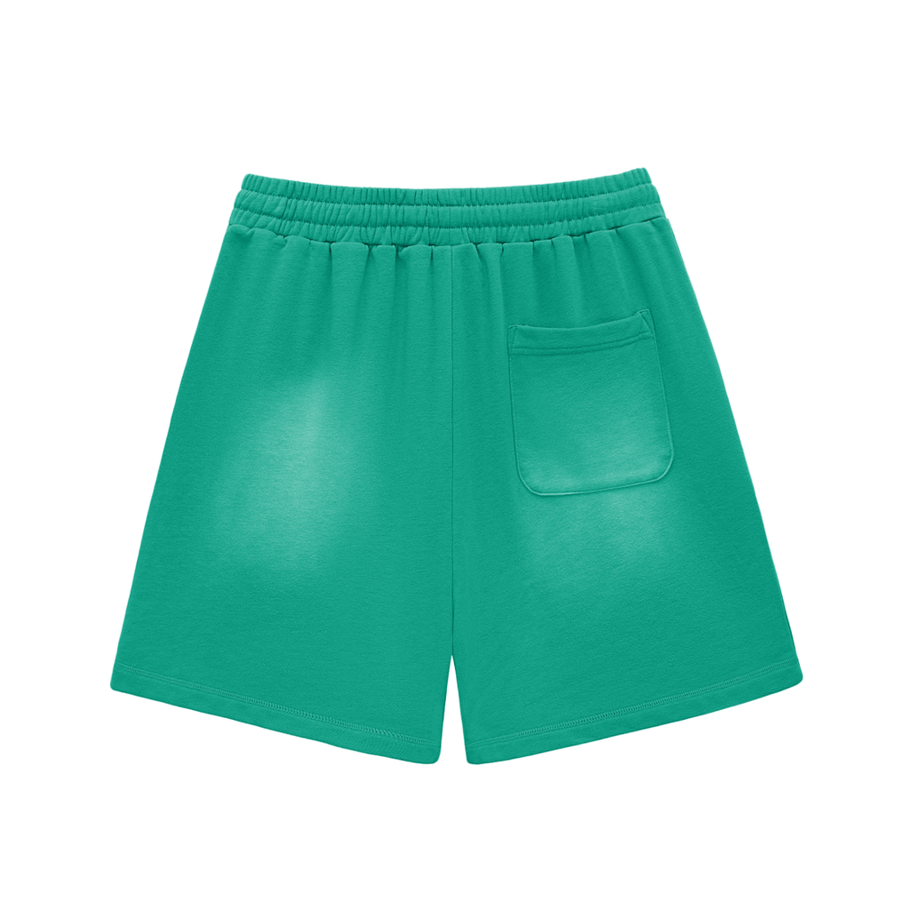 DRAYLO SUMMER COLLECTION Sun Fade Raw Edge Cotton Shorts