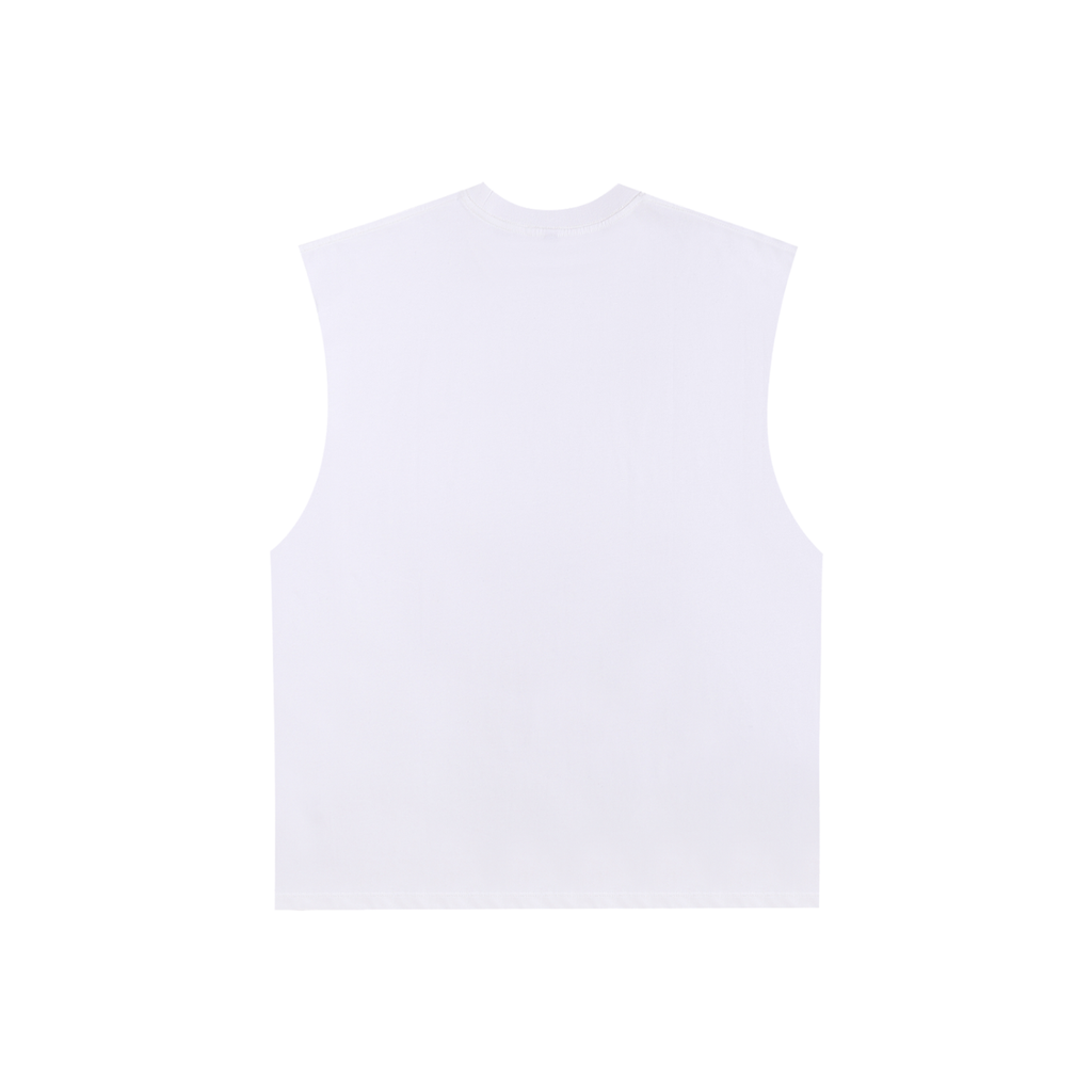 DRAYLO SUMMER COLLECTION Raw Edge Cotton Tank Top