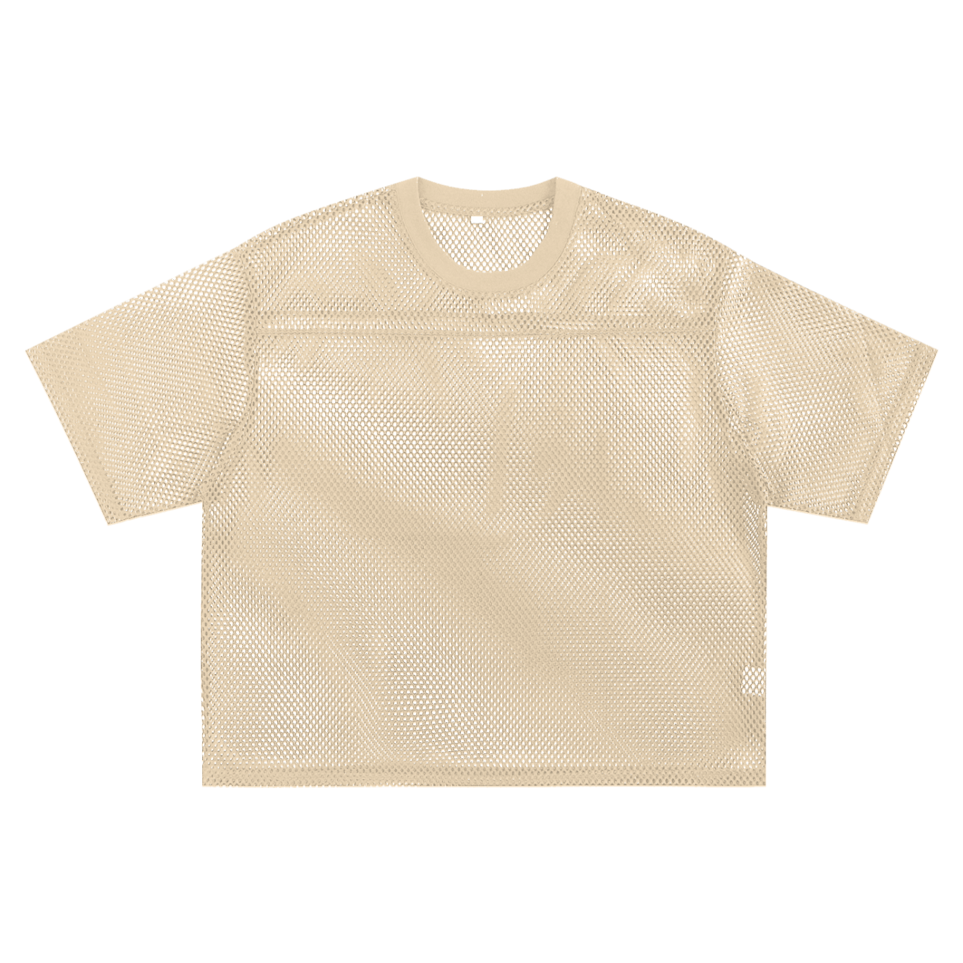 DRAYLO See-through Boxy Net T-Shirt