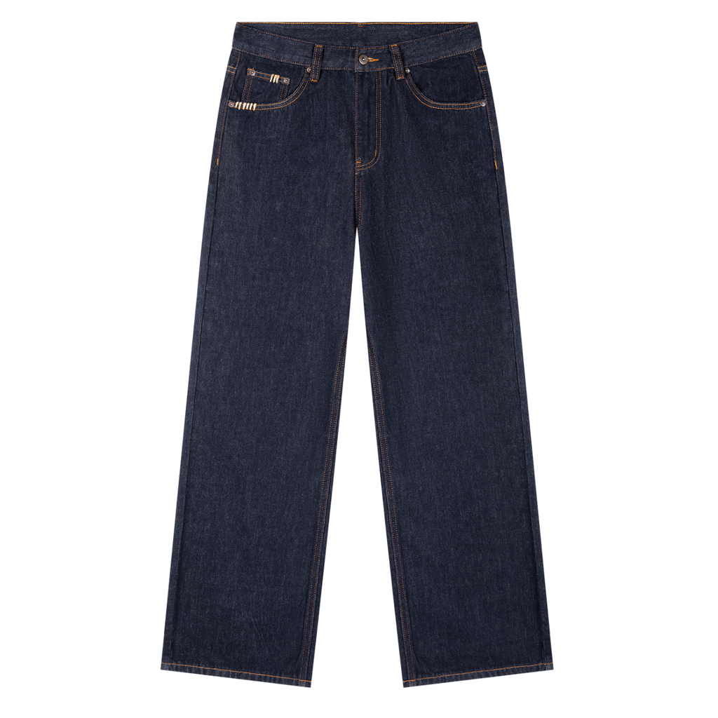 DRAYLO Heavyweight Straight Leg Denim Jeans