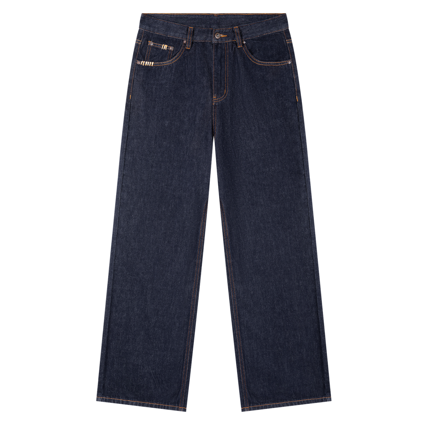 DRAYLO Heavyweight Straight Leg Denim Jeans