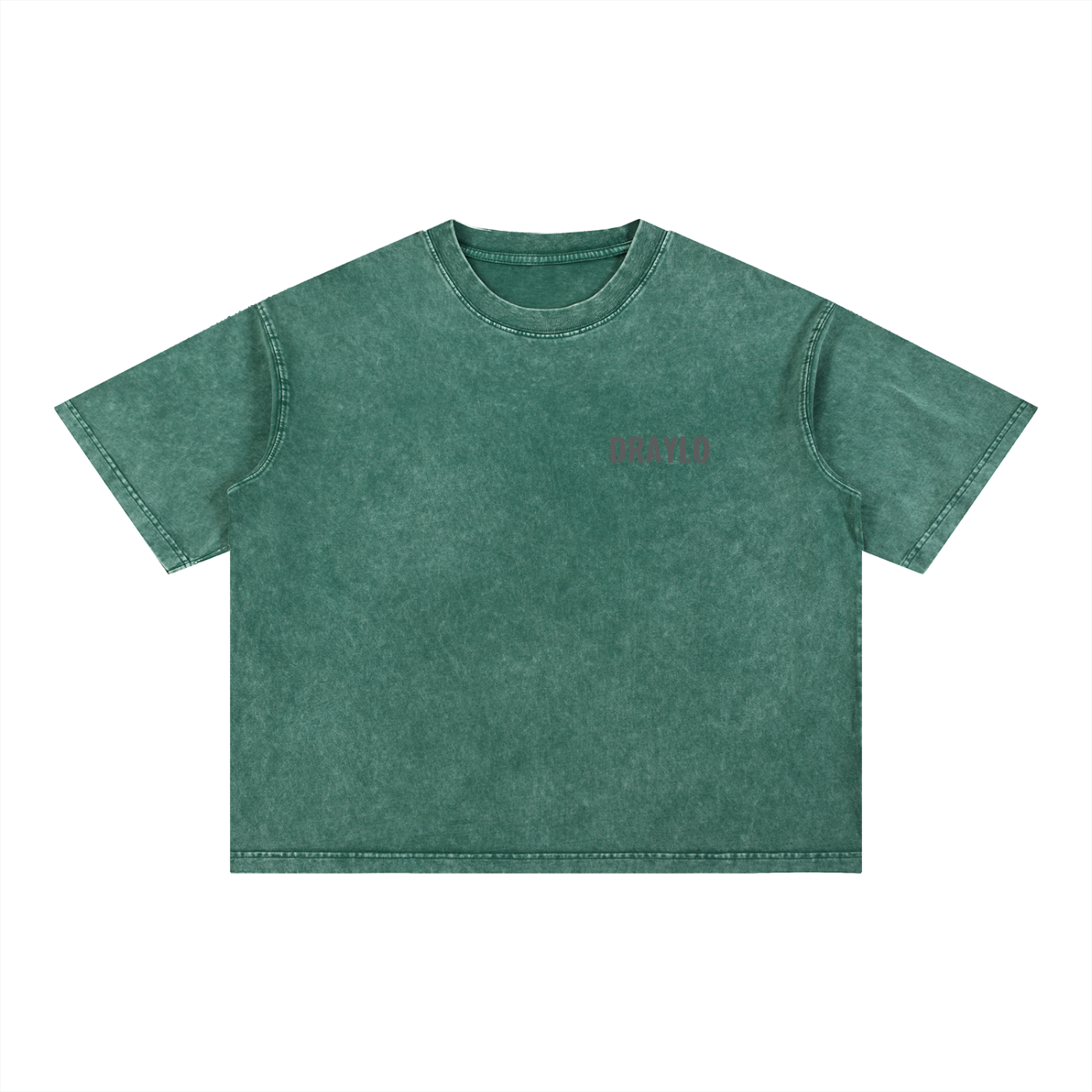 DRAYLO Mineral Wash Boxy Cotton T-Shirt