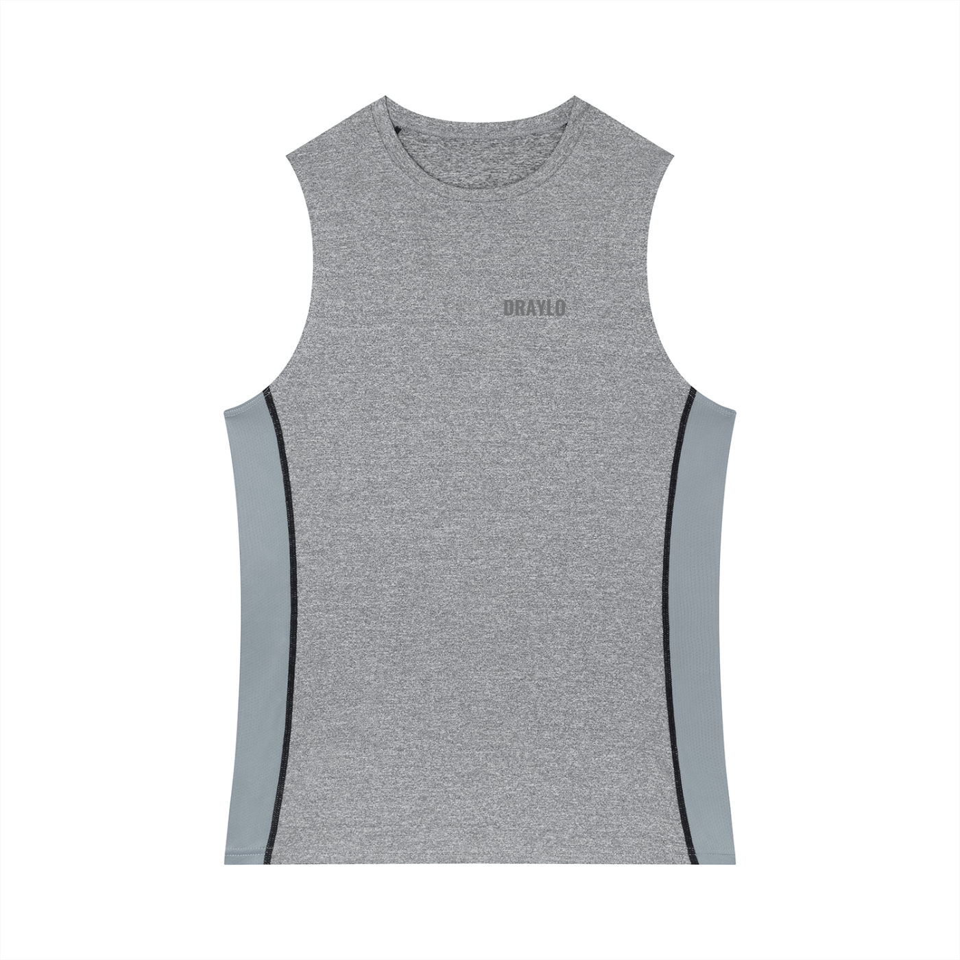 DRAYLO Men's Slim-Fit Topstitch Tank Top