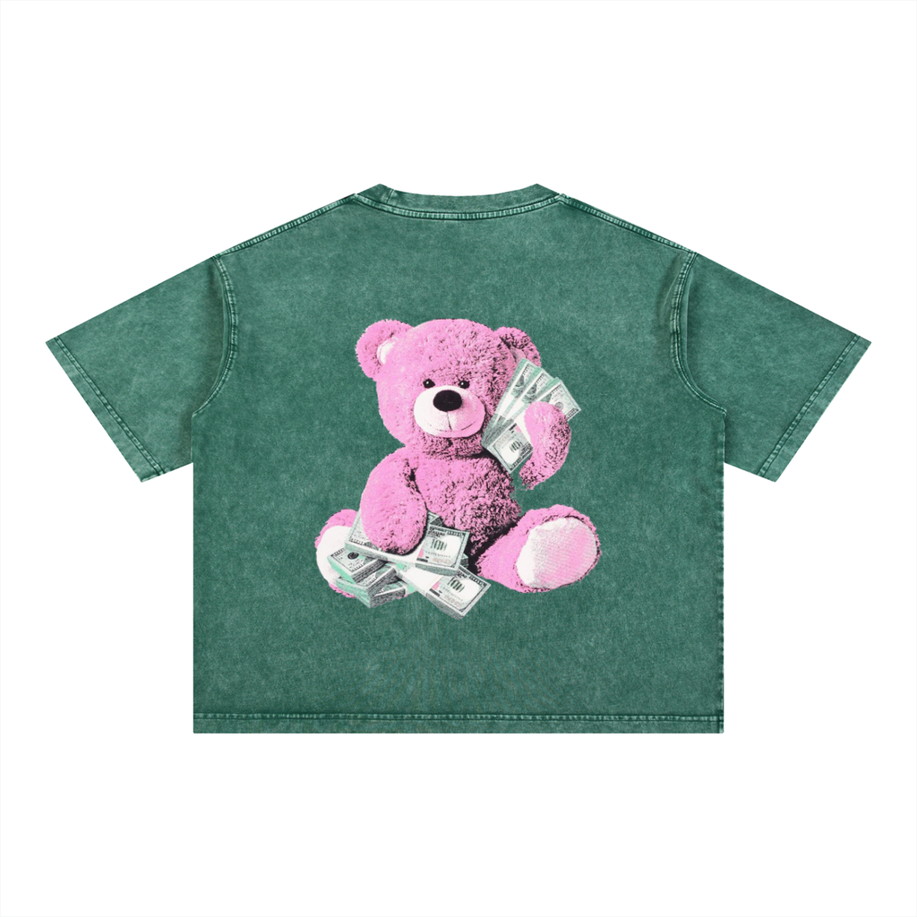 DRAYLO Mineral Wash Boxy Cotton T-Shirt