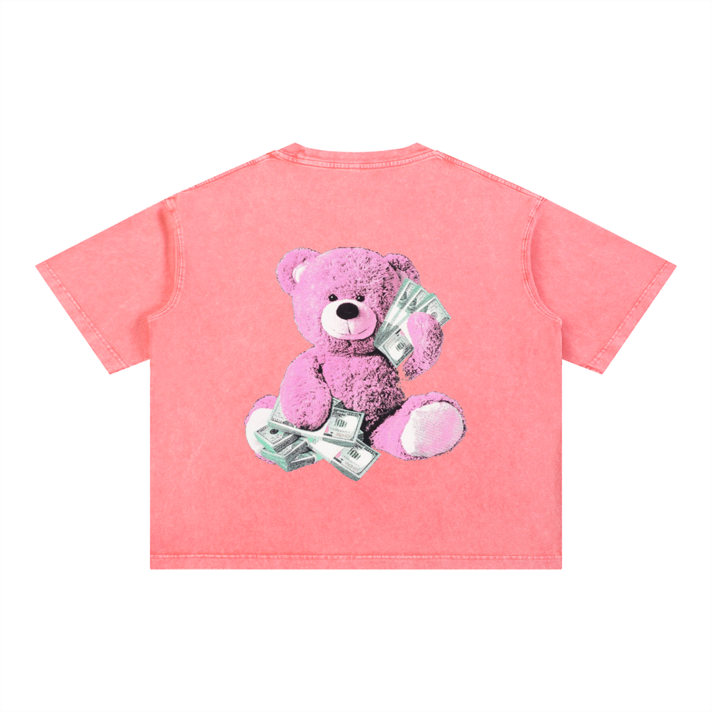 DRAYLO Mineral Wash Boxy Cotton T-Shirt