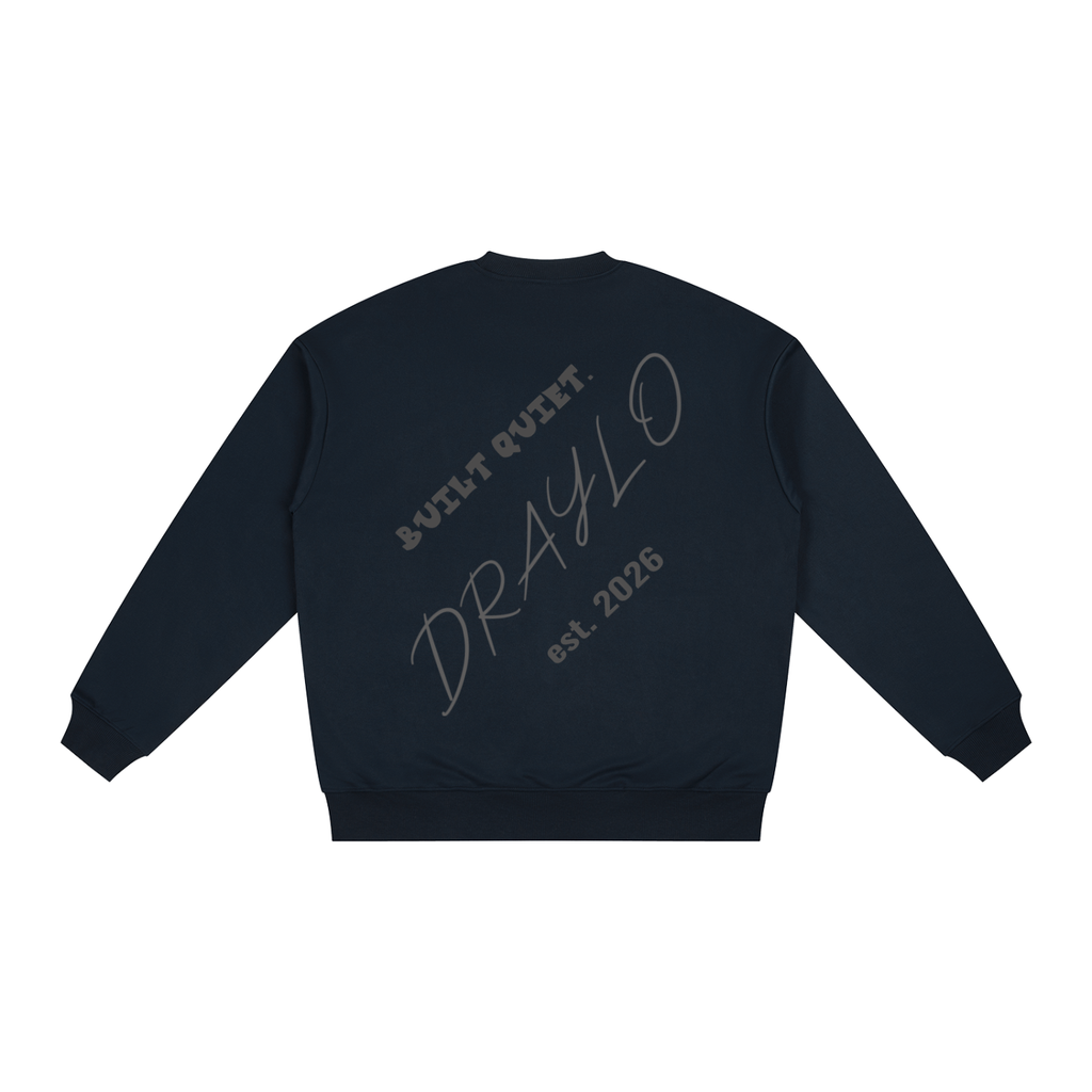DRAYLO Drop Shoulder Crewneck Sweatshirt