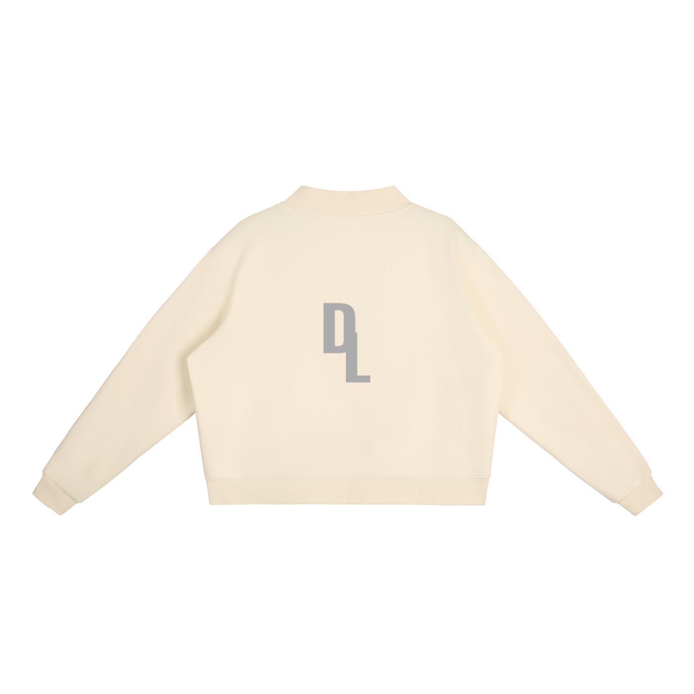 DRAYLO Fleece Mock-Neck Crew Sweatshirt