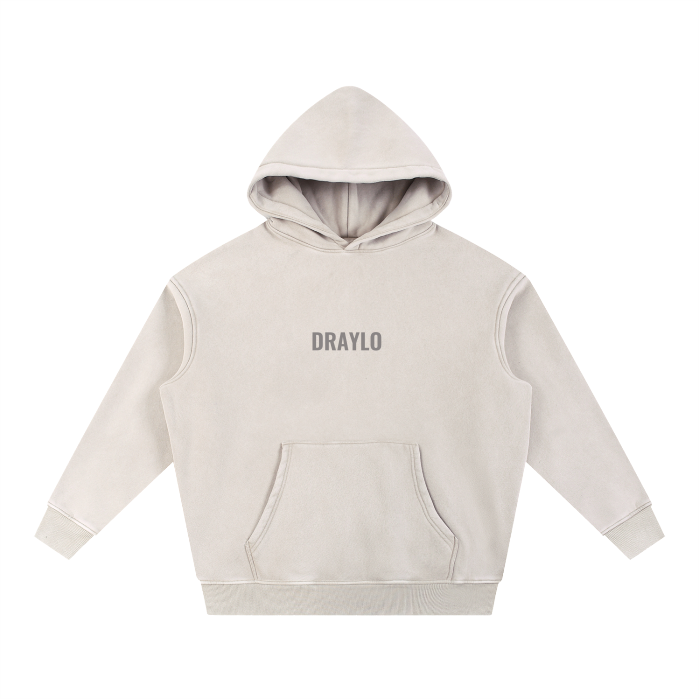 DRAYLO, BUILT QUIET.  thick hoodie