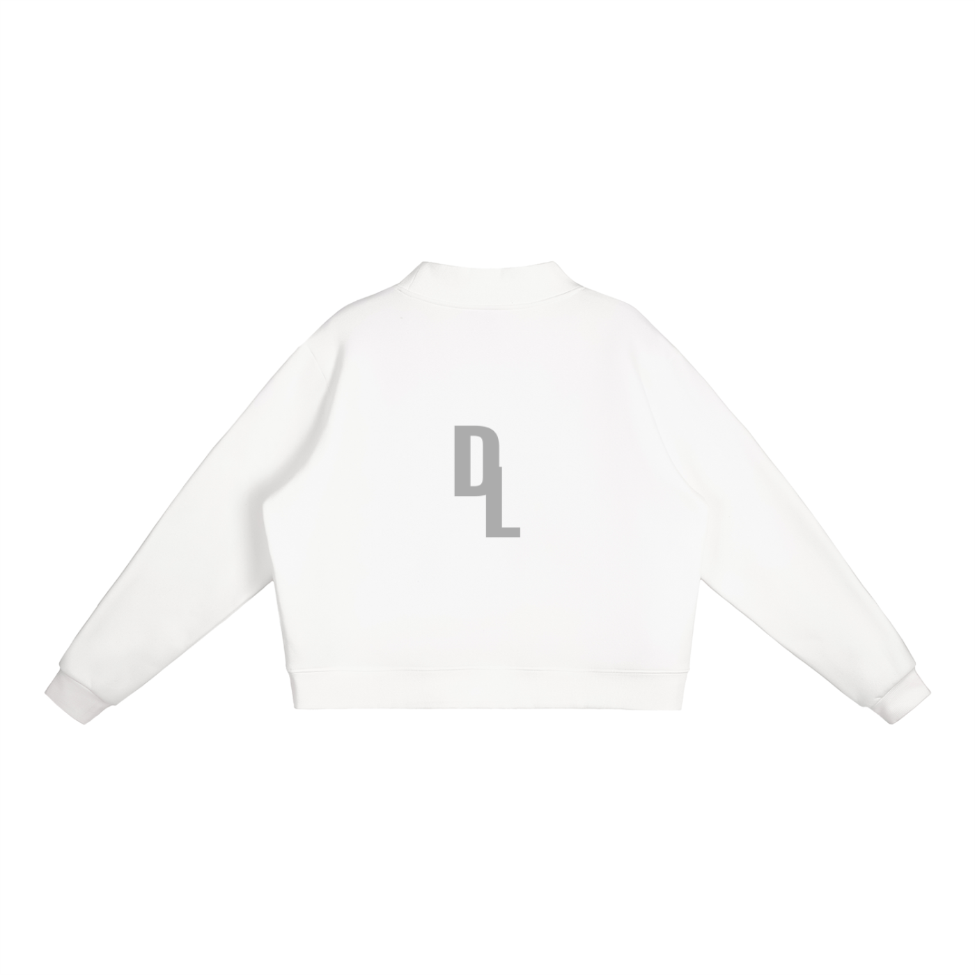 DRAYLO Fleece Mock-Neck Crew Sweatshirt