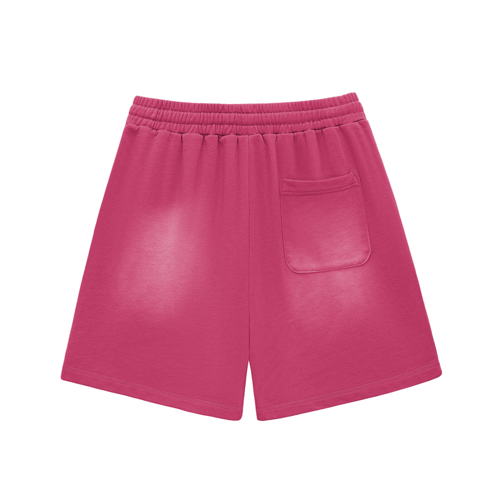 DRAYLO SUMMER COLLECTION Sun Fade Raw Edge Cotton Shorts