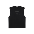 DRAYLO SUMMER COLLECTION Raw Edge Cotton Tank Top