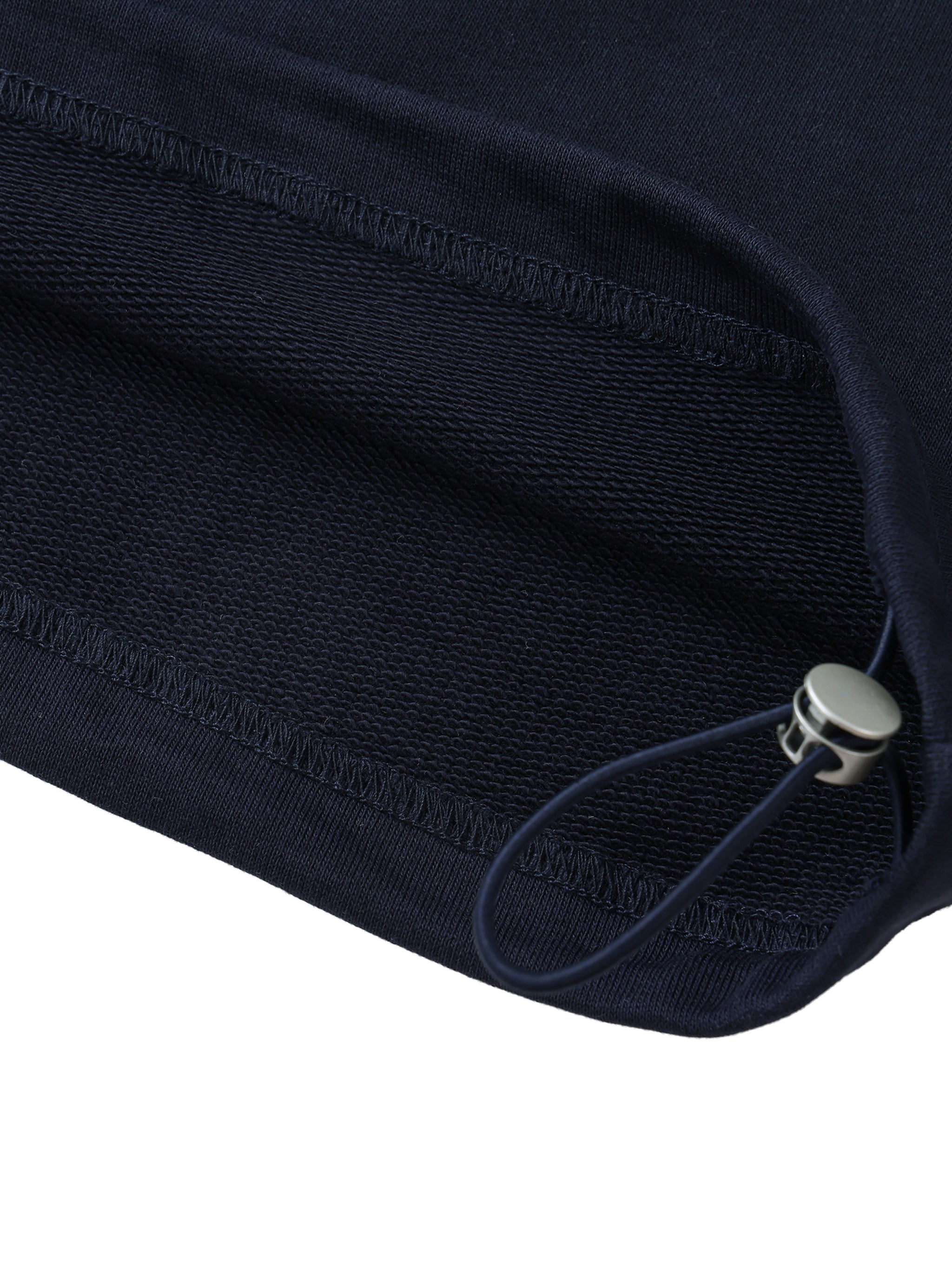 DRAYLO Striped Lapel Collar Sweatshirt