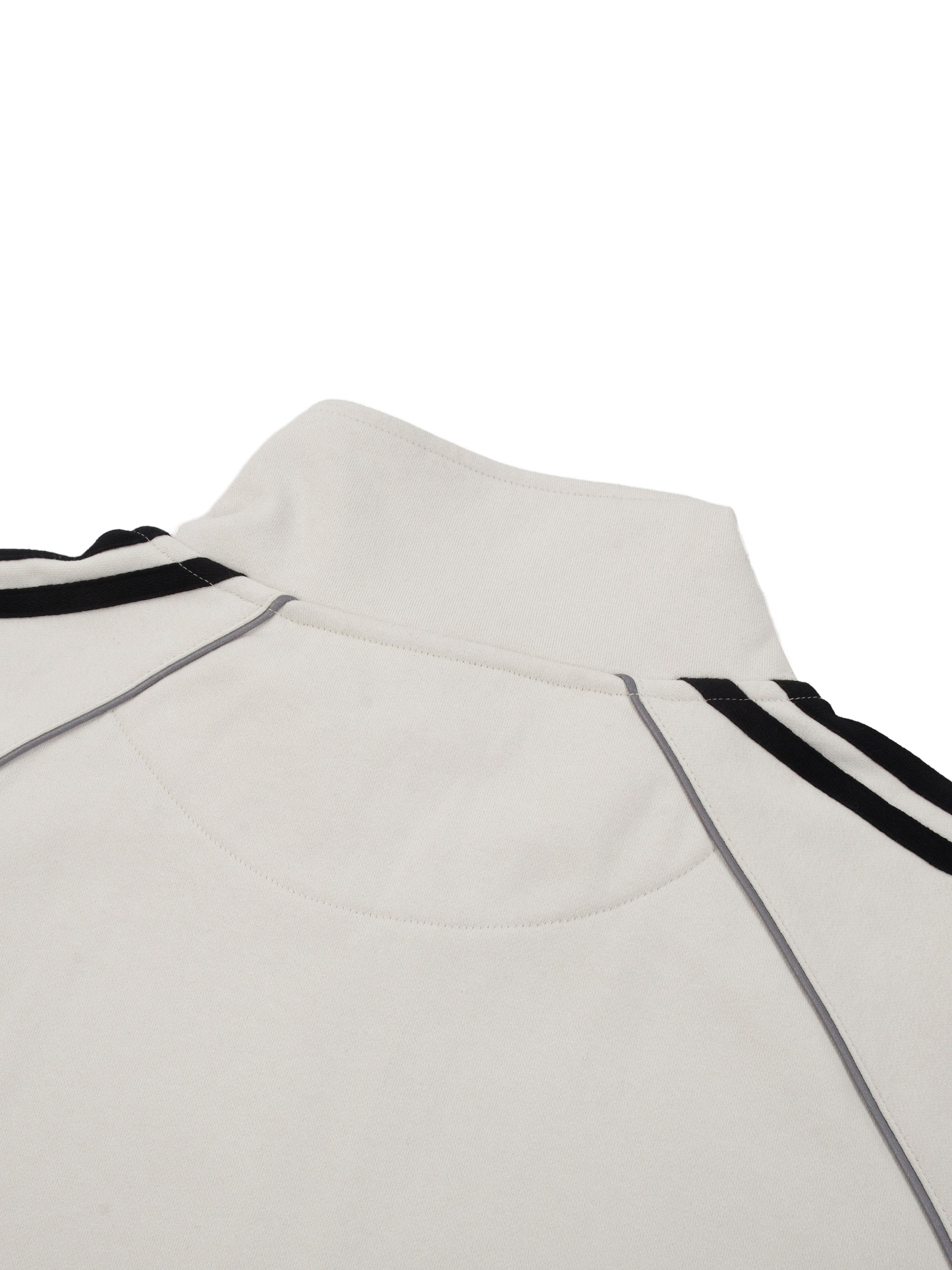 DRAYLO Striped Raglan Sleeve  Jacket