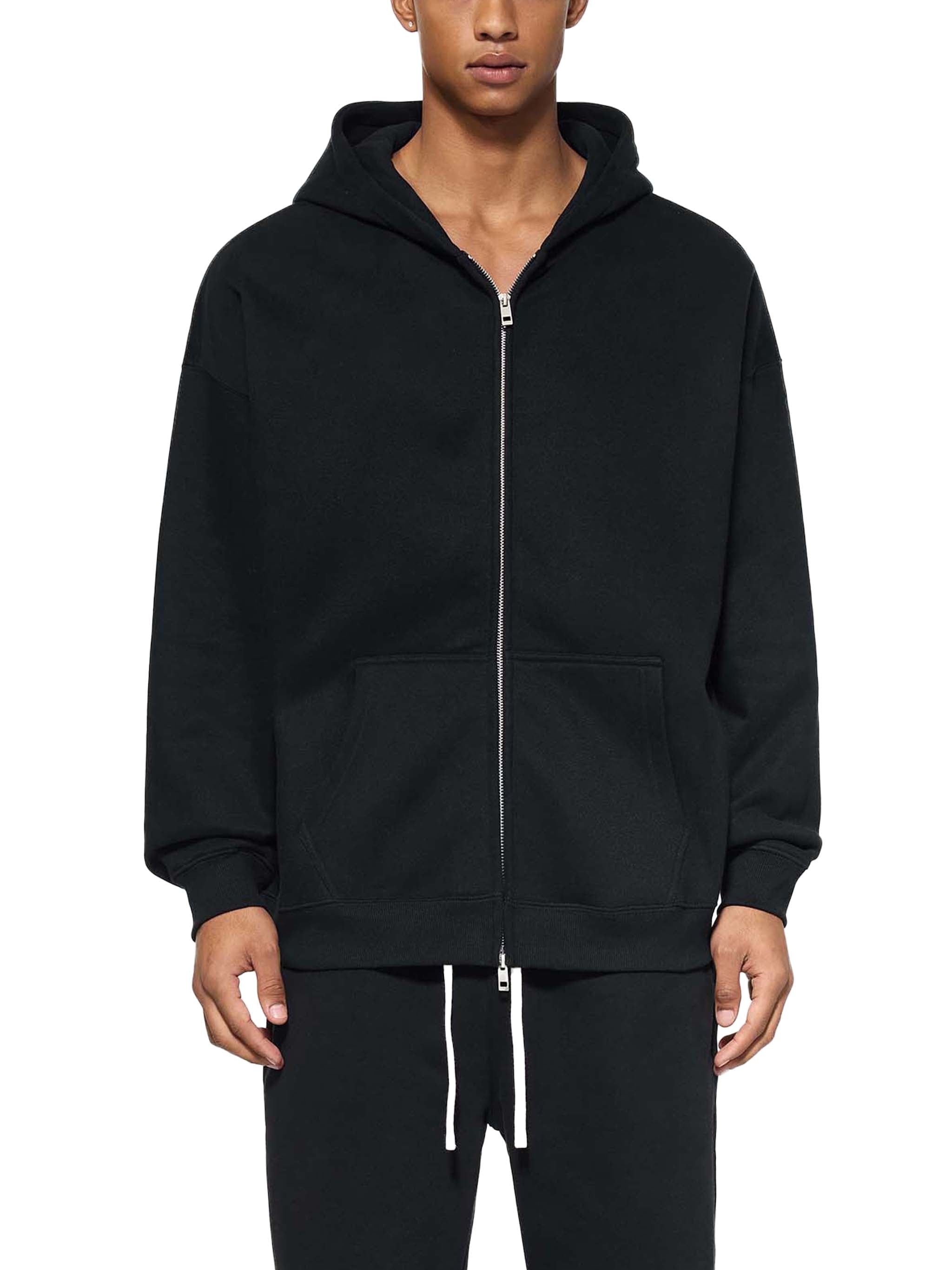 DRAYLO Fleece Zip-Through Hoodie