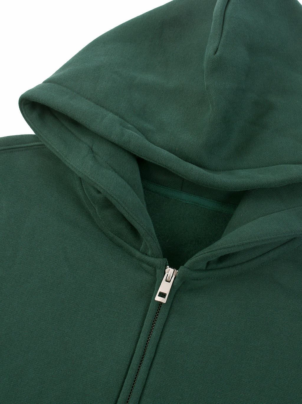DRAYLO Fleece Zip-Through Hoodie