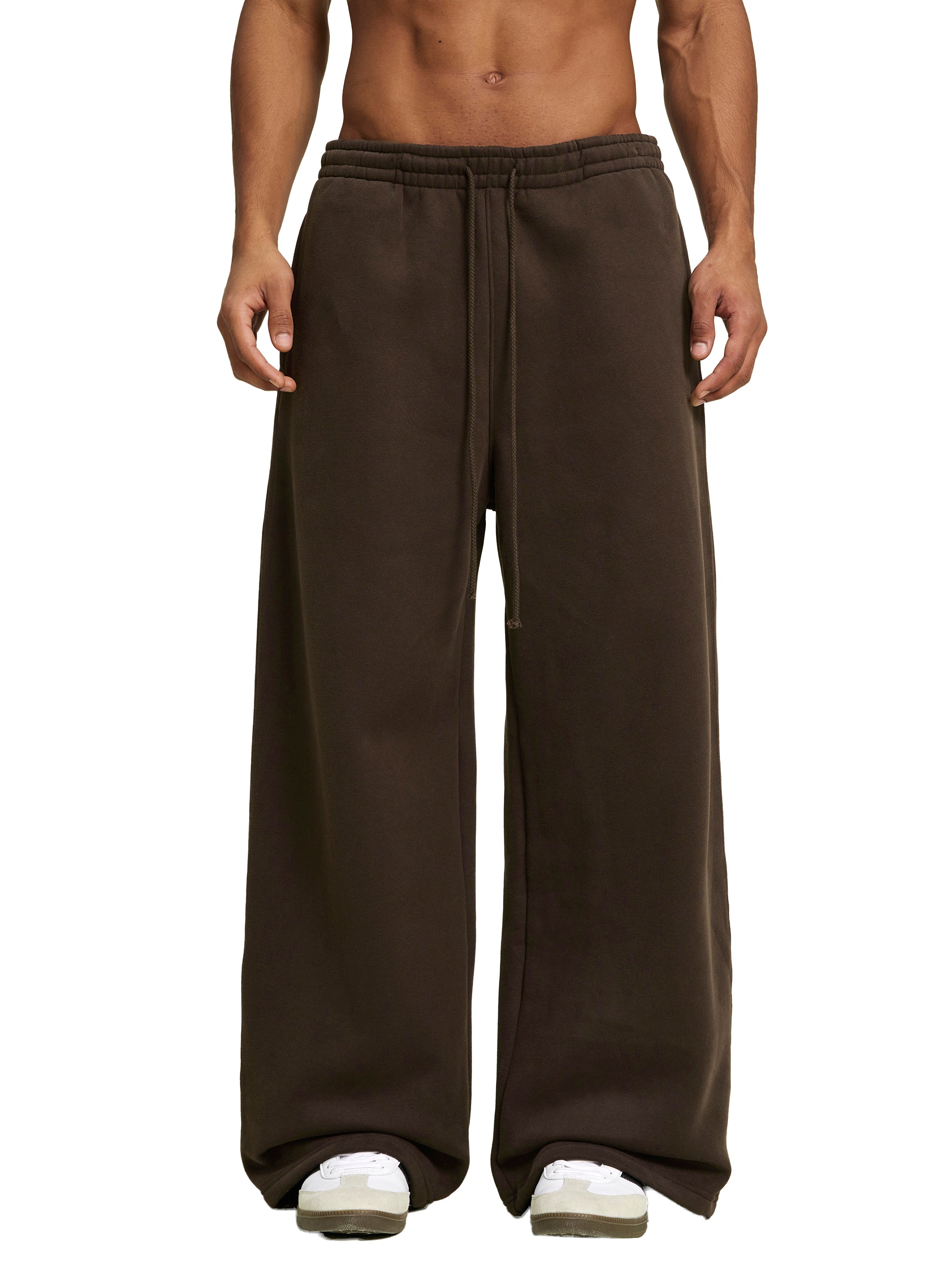 DRAYLO Fleece Drawstring Straight-Leg Sweatpants