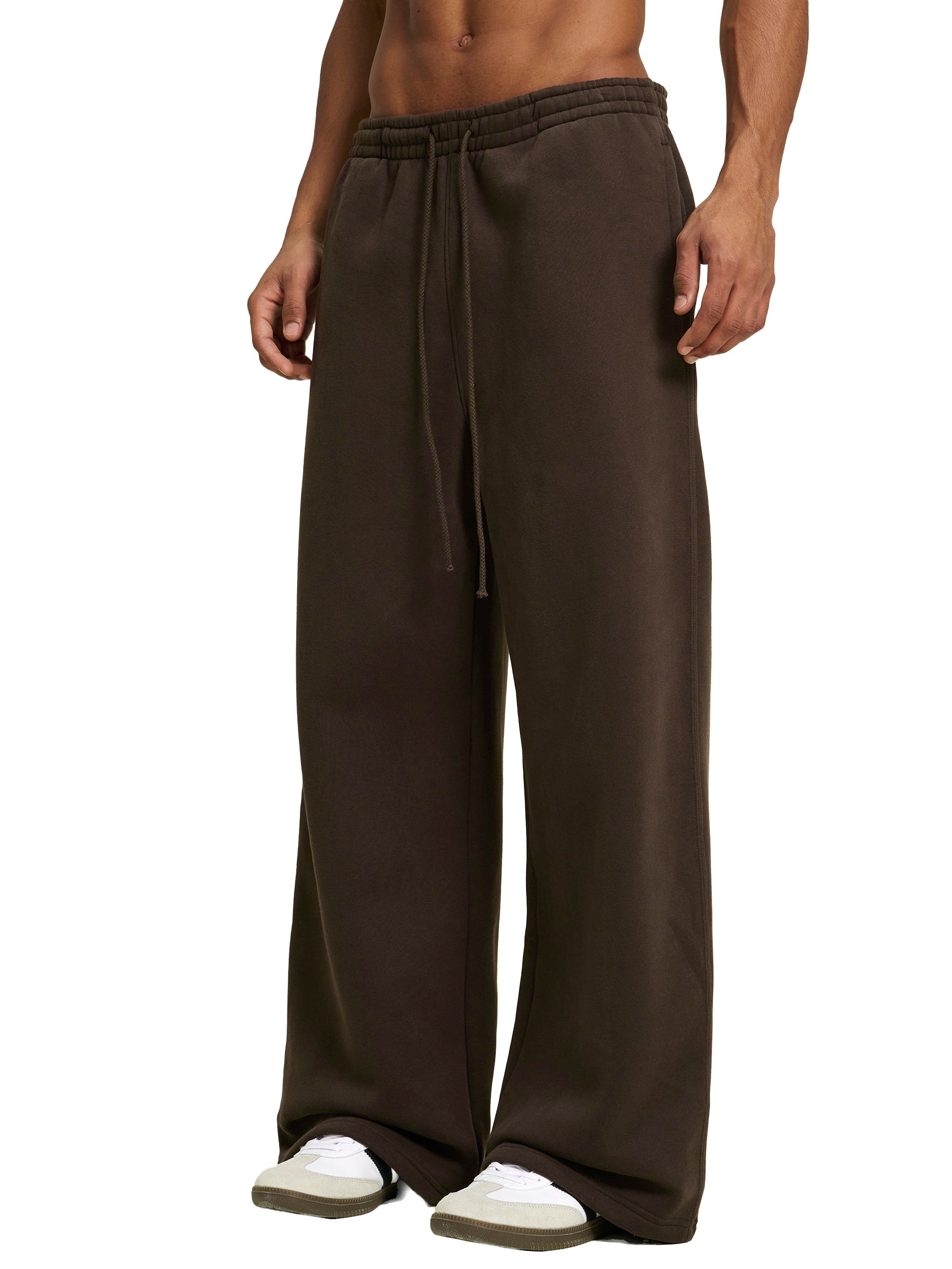 DRAYLO Fleece Drawstring Straight-Leg Sweatpants