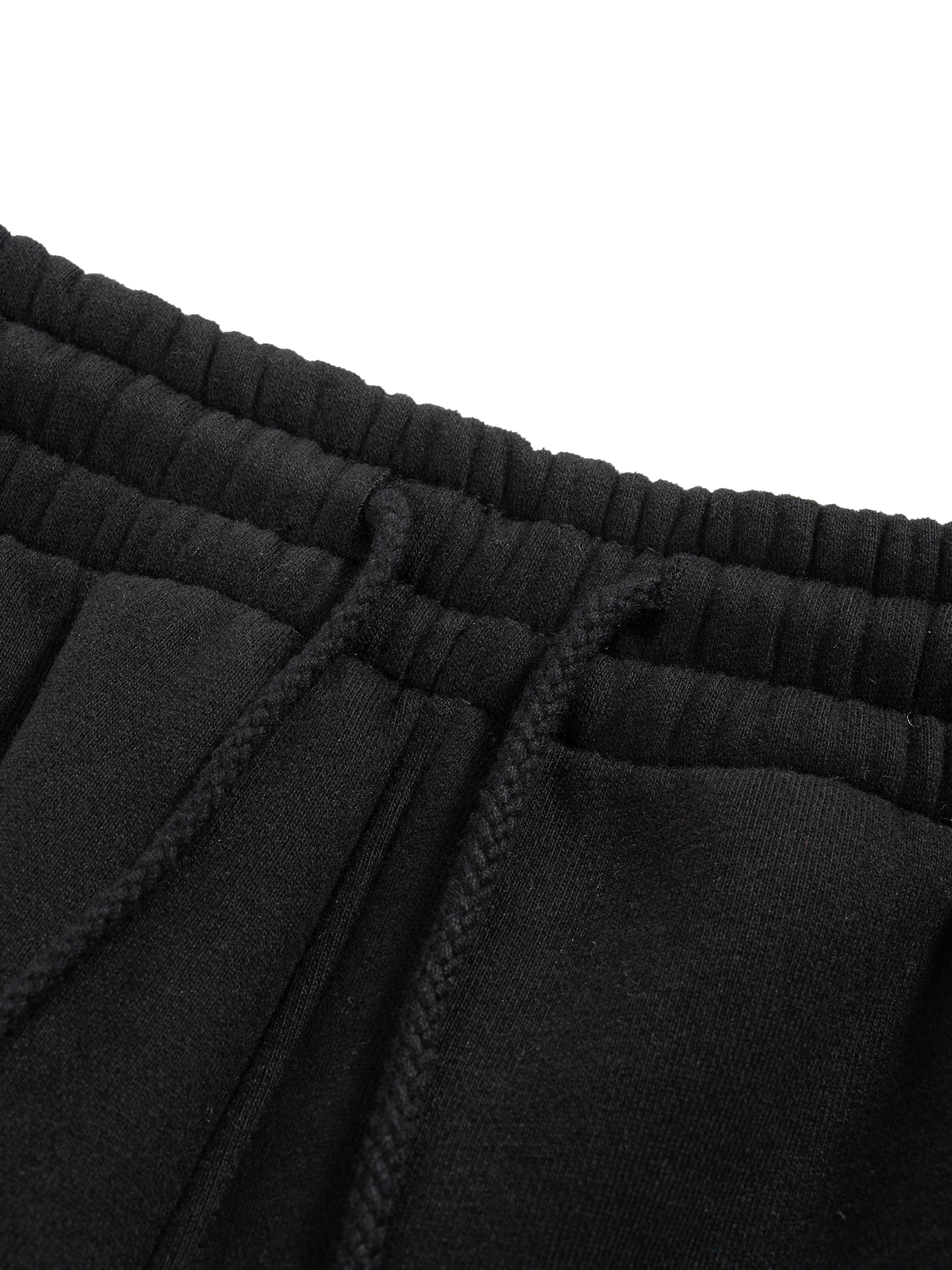 DRAYLO Fleece Drawstring Straight-Leg Sweatpants
