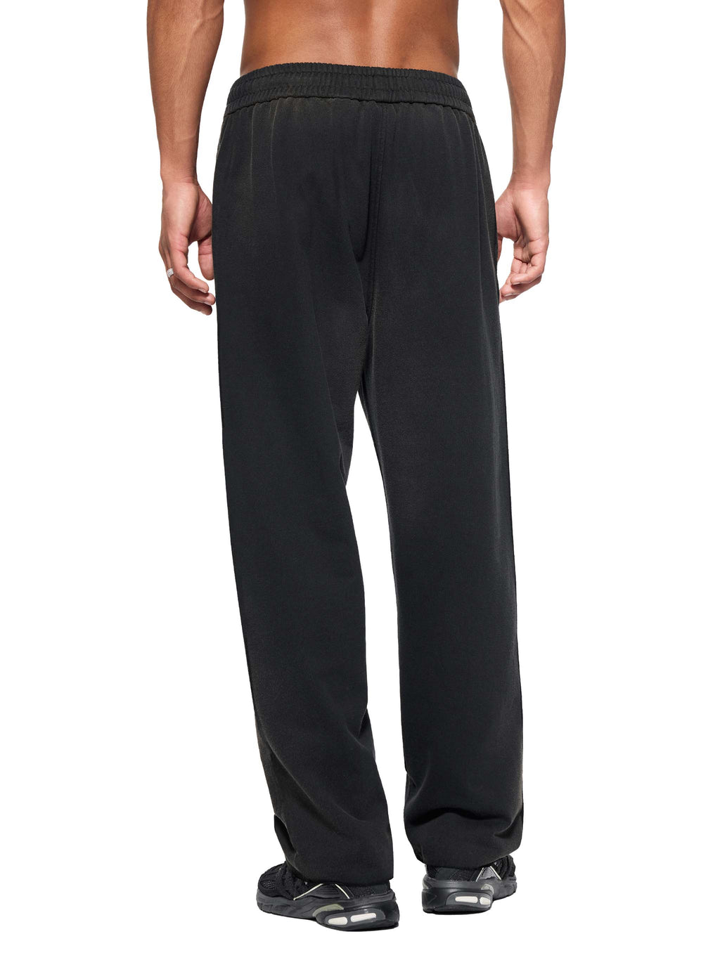 DRAYLO  Raw Edge Straight-Leg Sweatpants