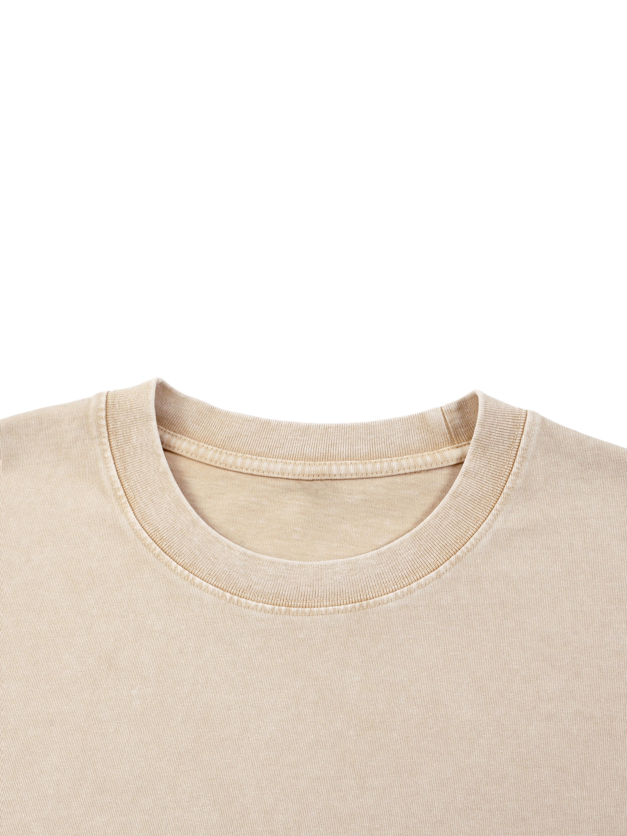 DRAYLO Mineral Wash Boxy Cotton T-Shirt