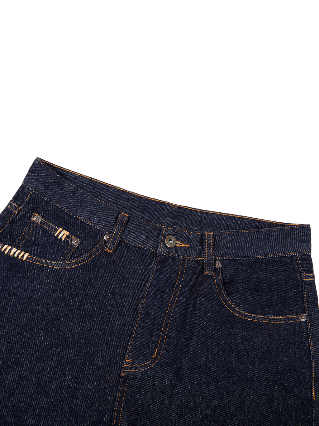 DRAYLO Heavyweight Straight Leg Denim Jeans